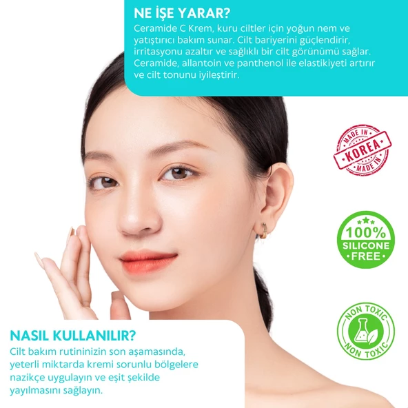 CENTECASSOL Nemlendirici, Bariyer Onarıcı, Yatıştırıcı, Elastikiyet Arttırıcı Seramid Içeren Ceramide Krem - 4
