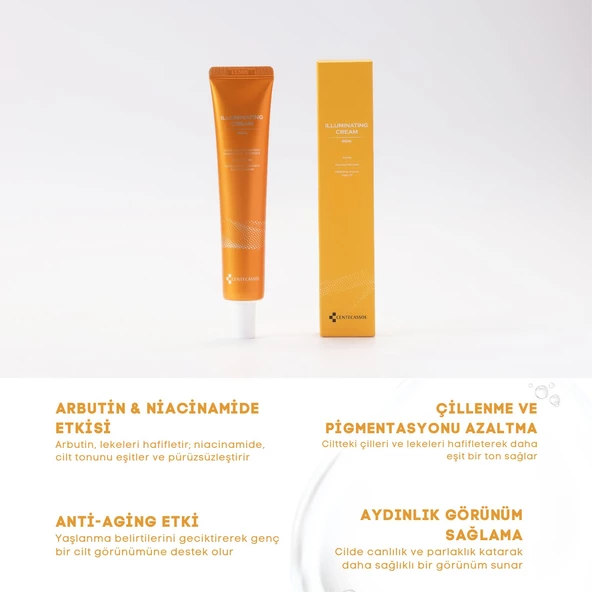CENTECASSOL Arbutin Ve Niacinamide İçeren Leke Karşıtı Illuminating Krem - 3