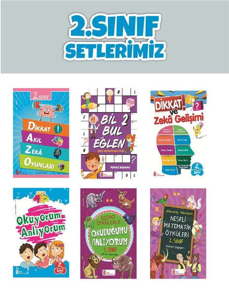 2.Sınıf Eğlendiren Öğreten Sevdiren Yardımcı Mükemmel Eğitim Seti