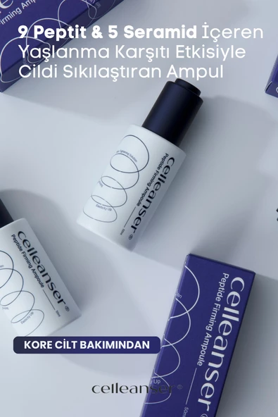 CELLEANSER 9 Çeşit Peptit ve 5 Çeşit Seramid İçeren, Kırışıklık ve Yaşlanma Karşıtı Serum - 5
