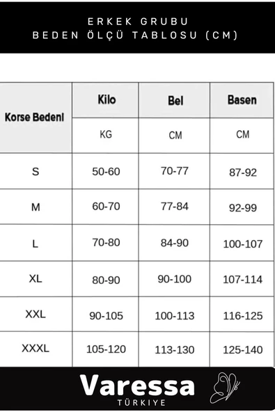 Premium Bel Göğüs Dik Duruş Toparlayıcı Erkek Extra Göbek Sıkılaştırıcı Kısa Kol Korse Atlet - 7