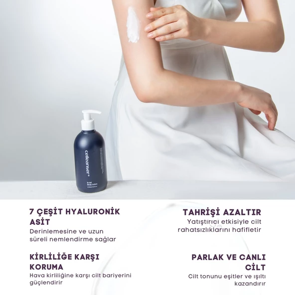 CELLEANSER 7 Çeşit Hyaluronik Asit Içeren, Nemlendirici, Yaşlanma Karşıtı, Canlandırıcı, Vücut Losyonu - 3