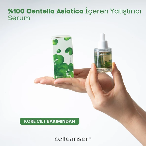CELLEANSER Centella Asiatica Içeren Bariyer Onarıcı, Nemlendirici, Yenileyici, Yatıştırıcı Yüz Serumu - 4