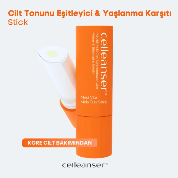 CELLEANSER C Vitaminli Yaşlanma Karşıtı, Aydınlatıcı, Cilt Tonu Eşitleyici Yüz Stick - 5