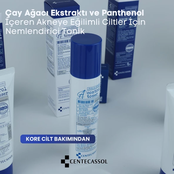 CENTECASSOL Sivilce ve Akne Karşıtı, Bariyer Onarıcı, Sebum Dengeleyici, Yatıştırıcı Çay Ağacı Özlü Vegan Tonik - 5