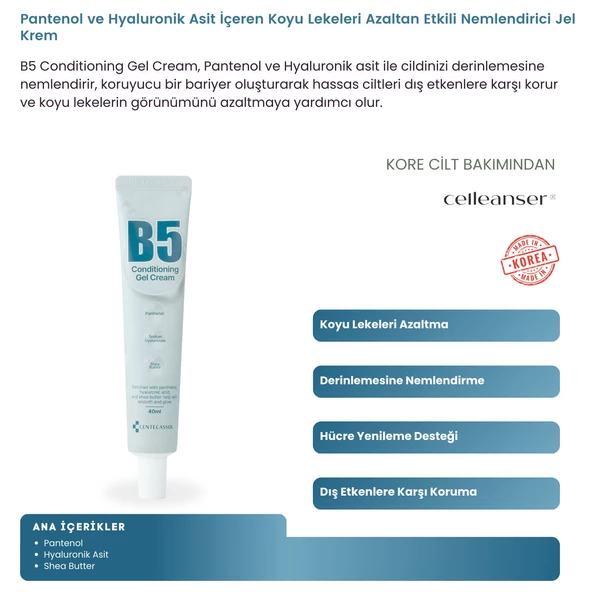 CENTECASSOL Koyu Lekeleri Azaltıcı Ve Derin Nemlendirici B5 Jel Krem - 2
