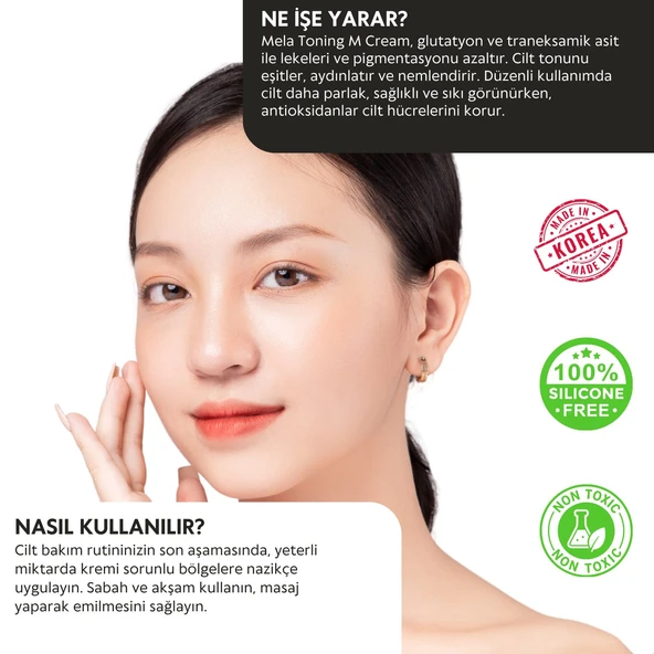 CENTECASSOL Glutatyon Ve Tranexamid Acid Içeren Leke Karşıtı, Aydınlatıcı, Nemlendirici Mela Toning Krem - 3