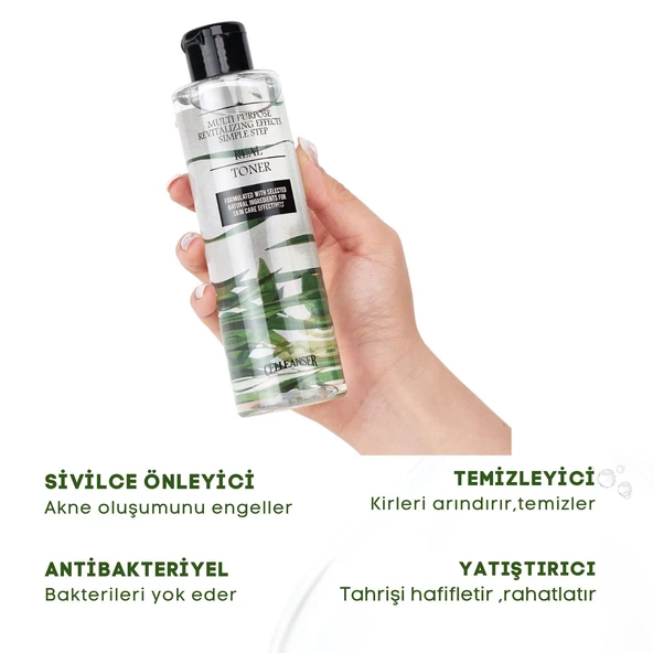 CELLEANSER Çay Ağacı Içeren Sivilce Ve Akne Karşıtı, Yatıştırıcı, Temizleyici Yüz Tonik - 2