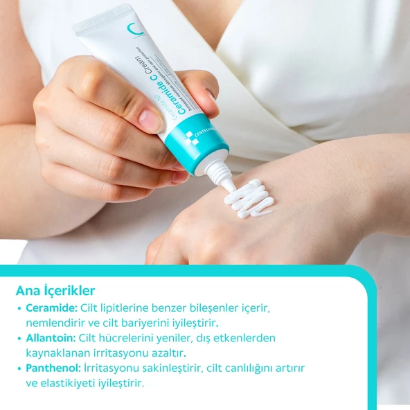 CENTECASSOL Nemlendirici, Bariyer Onarıcı, Yatıştırıcı, Elastikiyet Arttırıcı Seramid Içeren Ceramide Krem - 3