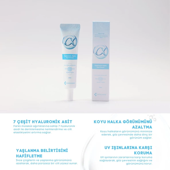 CENTECASSOL Göz Çevresine Özel Bakım: Hyaluronic Alpha Eye Cream ile Canlı Bakışlar - 3