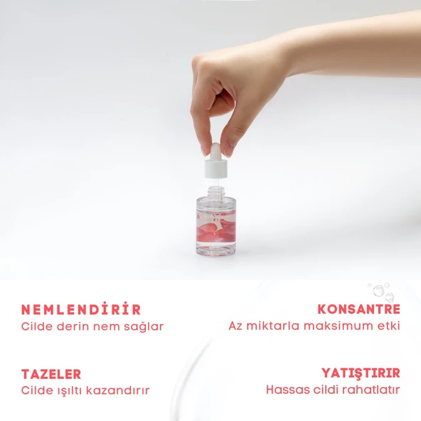 CELLEANSER Saf Gül Özü Içeren Kuru Ciltler Için Nemlendirici, Canlandırıcı Ve Besleyici Yüz Serumu - 2