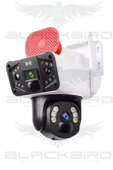 Okam-3041 Sirenli 6 Mp Dual Lens Wifi Ptz Kamera