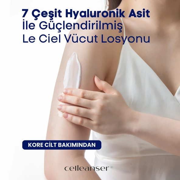 CELLEANSER 7 Çeşit Hyaluronik Asit Içeren, Nemlendirici, Yaşlanma Karşıtı, Canlandırıcı, Vücut Losyonu - 5