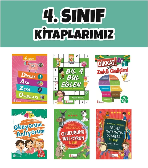 4.Sınıf Eğlendiren Öğreten Sevdiren Yardımcı Mükemmel Eğitim Seti ürün görseli 1