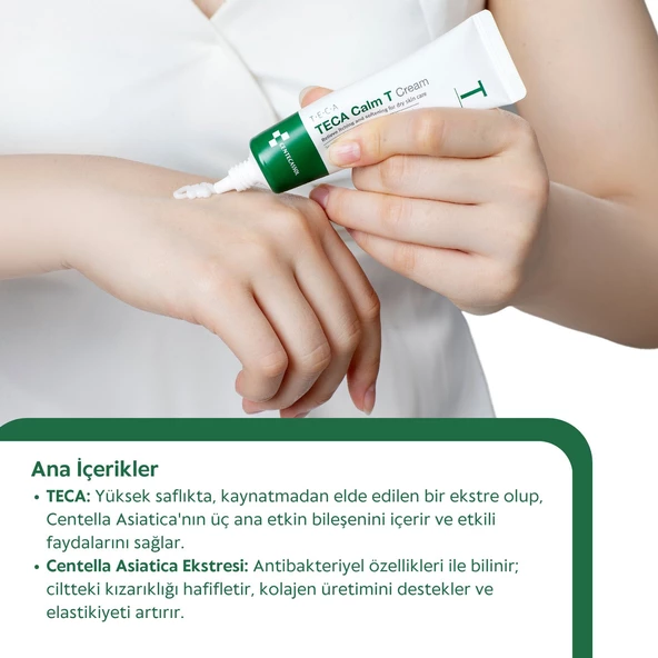 CENTECASSOL Lipozom Teknolojisi, Saf Centella, Bariyer Onarıcı, Nemlendirici, Kaşıntı Karşıtı Teca Calm Krem - 3