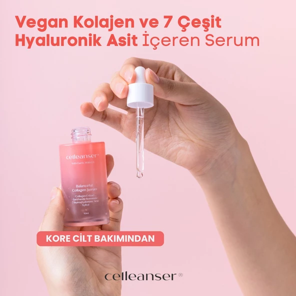 CELLEANSER Yoğun Nemlendirici, Kırışıklık Karşıtı, Balanceful Kolajen Bakım Serumu - 5
