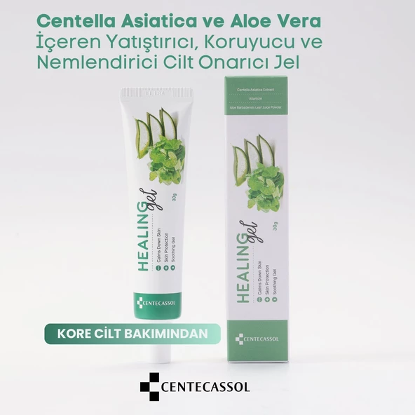 CENTECASSOL Centella Asiatica ve Aloe Vera İçeren Yenileyici, Nemlendirici ve Cilt Onarıcı Jel - 5
