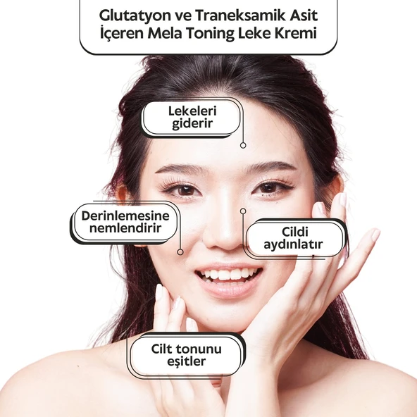 CENTECASSOL Glutatyon Ve Tranexamid Acid Içeren Leke Karşıtı, Aydınlatıcı, Nemlendirici Mela Toning Krem - 2