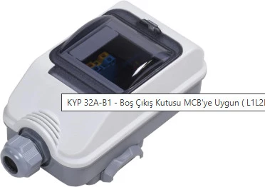 EAE Kyp 32A-B1 - Boş Çıkış Kutusu