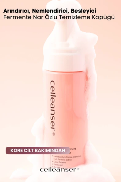 CELLEANSER Arındırıcı, Nemlendirici, Besleyici Nar Özlü Temizleme Köpüğü - 5