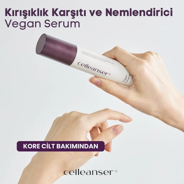 CELLEANSER Yaşlanma Karşıtı, Nemlendirici, Bariyer Onarıcı, Besleyici, Antioksidan Vegan Yüz Serumu - 4