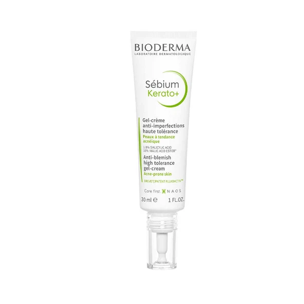 Bioderma Sebium Kerato+ Akne Eğilimli Ciltler İçin Jel Krem 30 ml