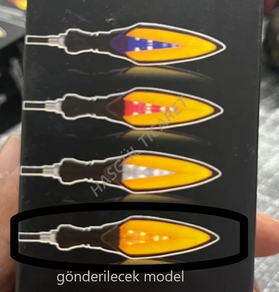 Hsgl Motorsiklet Led Sinyal Damla Model flc600 Su Gecirmez - 2