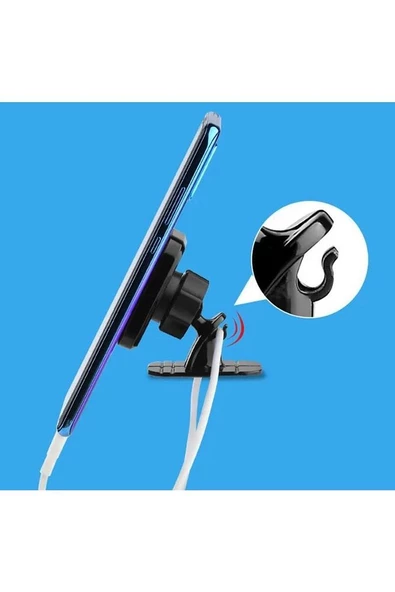 Torpidoya Yapışan 3m Yapışkanlı Oto Manyetik Mıknatıslı Araç Içi Telefon Tutucu X 2 Metal Plakalı - 8