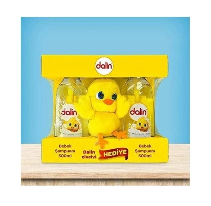 Dalin Bebek Şampuanı 500ml+500ml (PELUŞ CİVCİV OYUNCAK HEDİYELİ) (5 Lİ SET) - 3