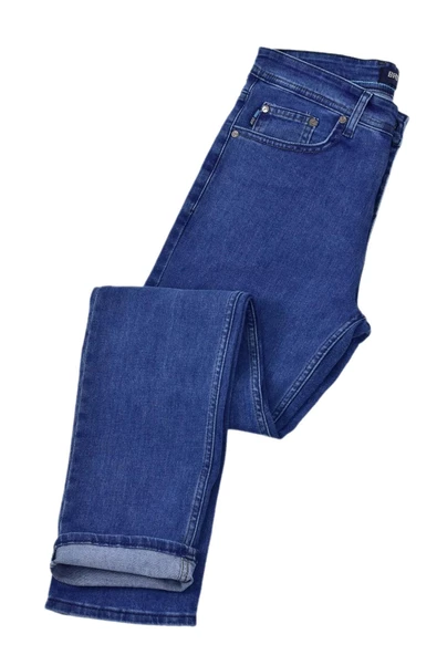 Erkek Regular Fit Jeans Pantolon 320 BGL-ST04199 - Resim 5