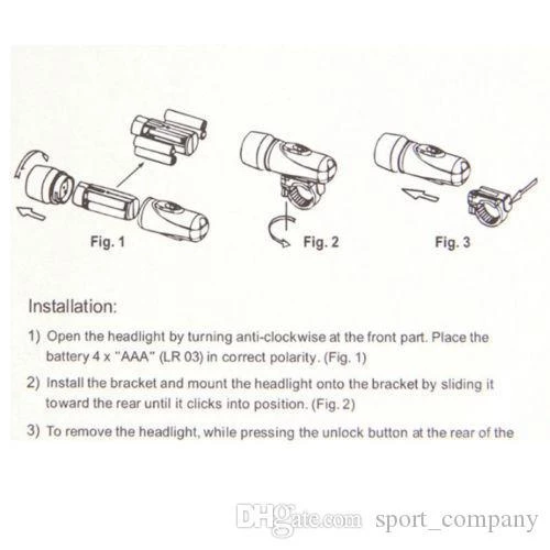 Led Bisiklet Lambası Feneri Ön Far Işık Aydınlatma ( Pil Dahil) Gri Renk - 7
