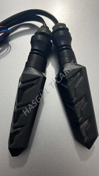 Hsgl Motorsiklet Led Sarı Sinyal Y Model Kayar aks 08 08 su gecirmez - 4