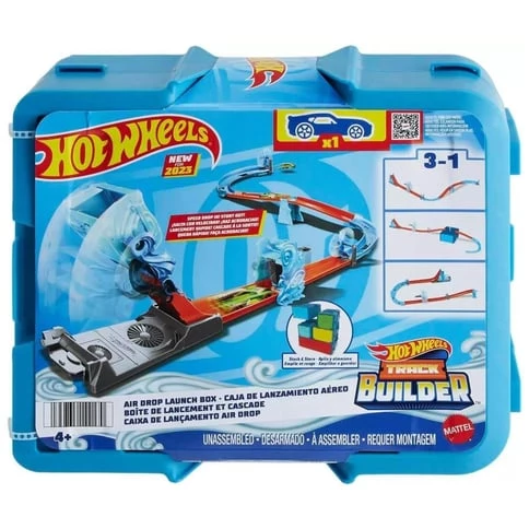 Hot Wheels Track Builder Air Drop Launch Box HNJ67