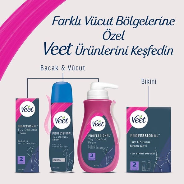 Veet Tüy Dökücü Krem Sprey Hassas Cilt 150ml - 8
