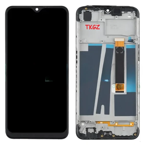 Tkgz - Oppo A5 2020 Lcd Ekran Dokunmatik -A- Kalite FULL ÇITALI