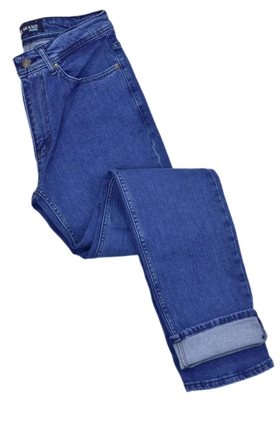 Erkek Regular Fit Jeans Pantolon 320 BGL-ST04200 - Resim 7