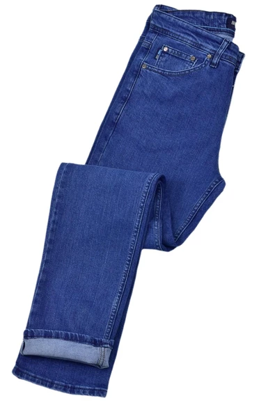 Erkek Regular Fit Jeans Pantolon 320 BGL-ST04200 - Resim 4