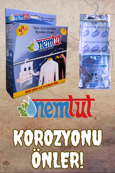 Nem Alıcı Rutubet Emici Koku Giderici Korozyon Önleyici ( 30 Kutu Içerisinde 60 Paket ) - Resim 4