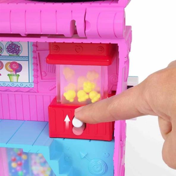 Polly Pocket Pollyville Şeker Dükkanı Oyun Seti HNB03 - Resim 6