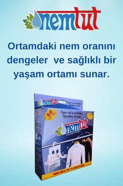 Nem Alıcı Rutubet Emici Koku Giderici Korozyon Önleyici ( 20 Kutu Içerisinde 40 Paket )