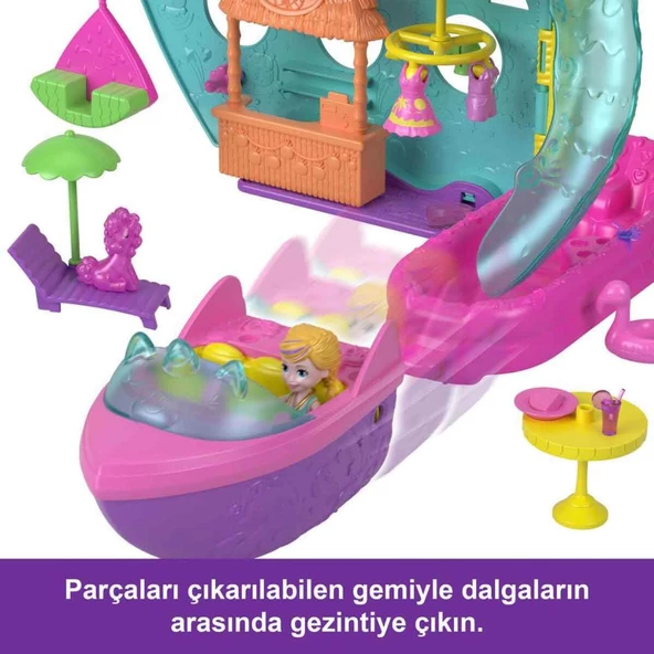 Polly Pocket Unıcorn Dream Cruıse Oyun Seti HWP26 - 11