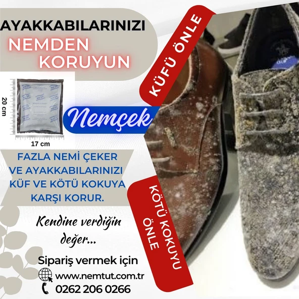 Ev Nemçek, Nem Alıcı Tutucu Rutubet Giderici Önleyici Korozyon Önleyici Koku Giderici 200 gr 1 Paket - Resim 5