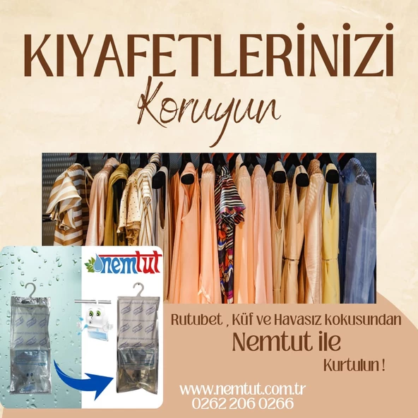 Nem Tut Nem Giderici Rutubet Emici Koku Giderici Küf Ve Korozyon Önleyici 10 Kg 10 Kutu 20 Paket - Resim 4