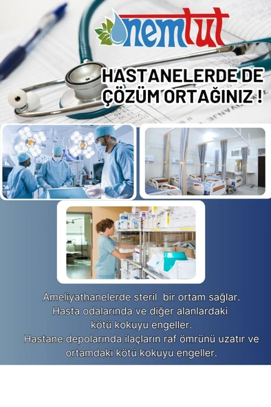 Nem tut Nem Rutubet Terleme Kötü Kokuya Karşı Etkili Küf Ve Korozyon Giderici 1 Kutu 2 Paket 1 Kg - Resim 3