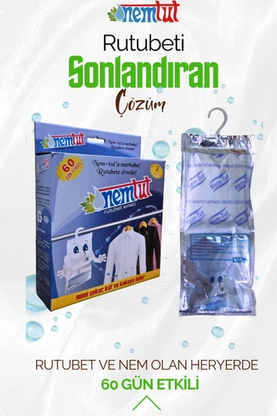 Nem Tut Nem Giderici Rutubet Emici Koku Giderici Küf Ve Korozyon Önleyici 20 Kg 20 Kutu 40 Paket - Resim 2