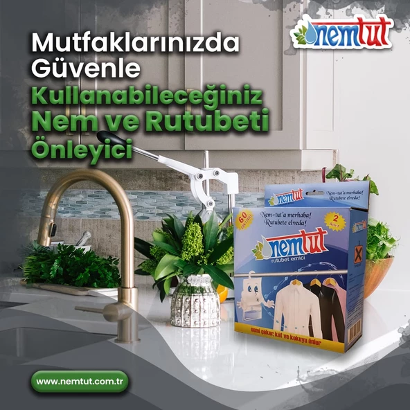 Nem Tut Nem Giderici Rutubet Emici Koku Giderici Küf Ve Korozyon Önleyici 10 Kg 10 Kutu 20 Paket - Resim 5