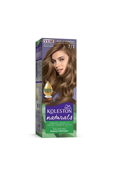 Naturals Saç Boyası Küllü Kumral 7/1 - 1