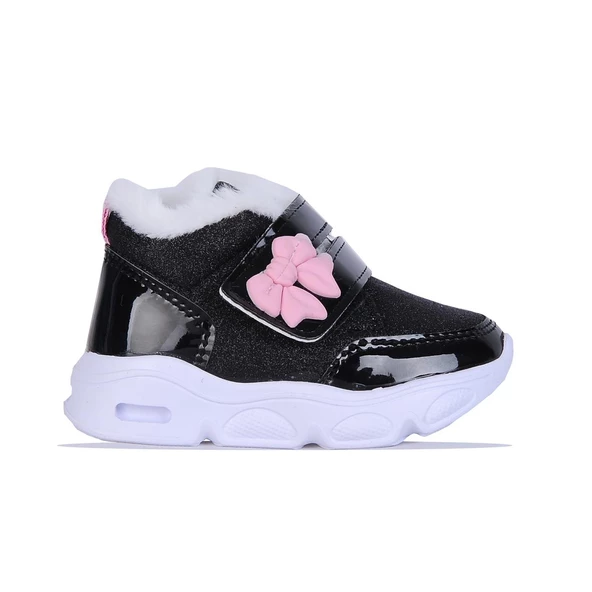 Skuaıter 7500 Fiyonklu Bebe Cırtlı Kız Çocuk Kürklü Bot - Resim 5