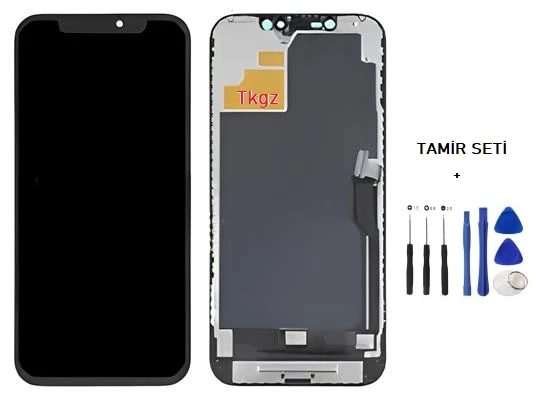 Tkgz - iPhone 12 PRO MAX Lcd Ekran Dokunmatik -A- Kalite (GX MARKA) + TAMİR SETİ ürün görseli 1
