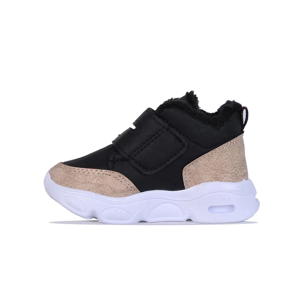 Skuaıter 7600 Siyah Bebe Cırtlı Erkek Çocuk Kürklü Bot - Resim 2